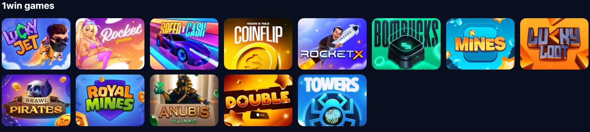 1Win Casino games 1윈 카지노 게임 쇼케이스