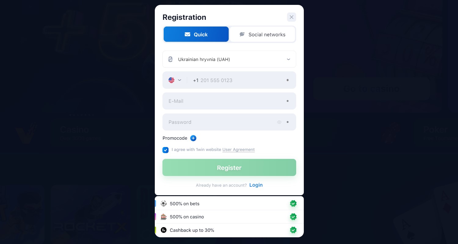 1Win register account Plinko Win 등록 계정